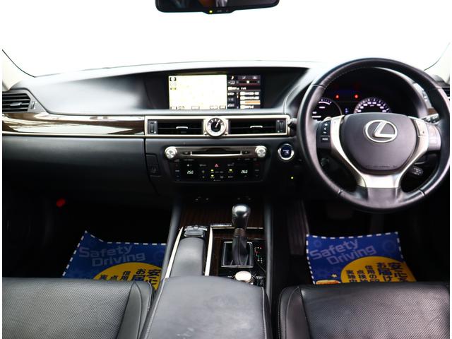 GS GS450h Iパッケージ フルエアロ 黒革エアーベンチレーションヒーター機能付きメモリパワーシート BSM 純正ナビフルセグバックカメラ ETC TVジャンパー LEDヘッド 18アルミ(7枚目)