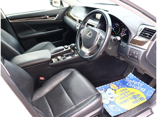 GS GS450h Iパッケージ フルエアロ 黒革エアーベンチレーションヒーター機能付きメモリパワーシート BSM 純正ナビフルセグバックカメラ ETC TVジャンパー LEDヘッド 18アルミ(9枚目)