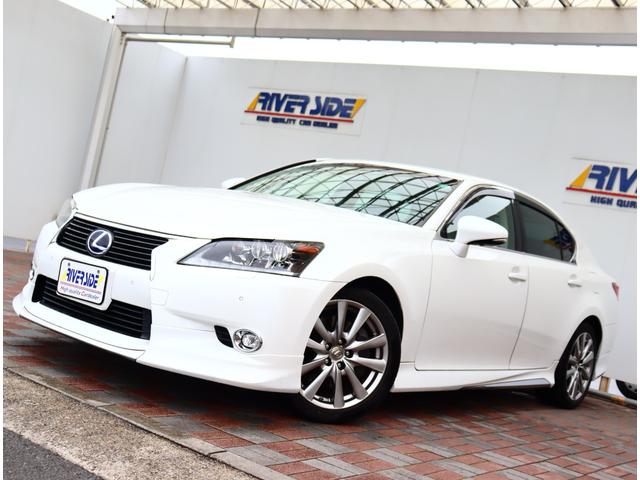 GS GS450h Iパッケージ フルエアロ 黒革エアーベンチレーションヒーター機能付きメモリパワーシート BSM 純正ナビフルセグバックカメラ ETC TVジャンパー LEDヘッド 18アルミ(32枚目)