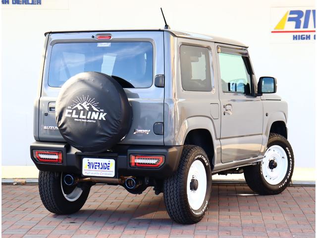 ジムニー 　シーエルリンクパーツ　フロントグリル　１インチアップサス　１６ＡＷ　シートカバー　ロッソモデロマフラー　社外テールランプ　８インチナビ　バックカメラ　ＥＴＣ　フルセグＴＶ　リアスピーカー　前後ドラレコ（6枚目）