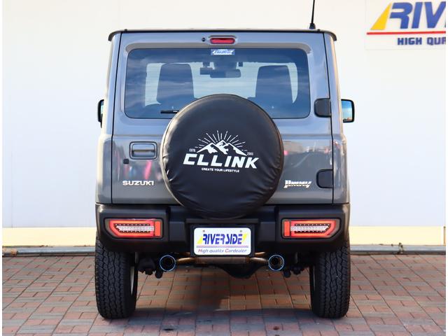 ジムニー 　シーエルリンクパーツ　フロントグリル　１インチアップサス　１６ＡＷ　シートカバー　ロッソモデロマフラー　社外テールランプ　８インチナビ　バックカメラ　ＥＴＣ　フルセグＴＶ　リアスピーカー　前後ドラレコ（50枚目）