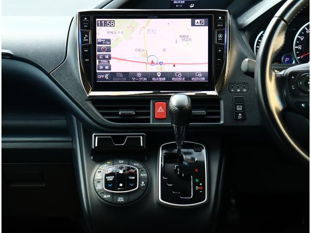 ヴォクシー ZS 煌 アルパイン10インチナビ フリップダウンモニター フルセグTV バックカメラ ETC 両側パワースライドドア メッキパーツ LEDライト サンシェード ドアバイザー 2列目ロングスライドシート(18枚目)