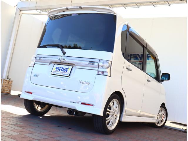 タント カスタムＲＳ　メモリナビフルセグ　ＥＴＣ　スマートキー　ＨＩＤライト　外黒革調シートカバー　電動スライドドア　外アルミ　　ピラーレスドア　ローダウン（37枚目）