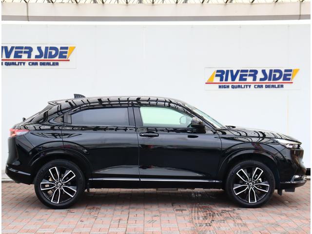 ヴェゼル ｅ：ＨＥＶ　Ｚ　ホンダコネクトナビ　フルセグ　バックモニター　ＥＴＣ　前後ドラレコ　ハーフレザー　シートヒーター　ＬＥＤライト　パワーゲート　ホンダセンシング　ＰＣＳ　ＡＣＣ　ＬＫＡＳ　コーナーセンサー　ＵＳＢ（5枚目）