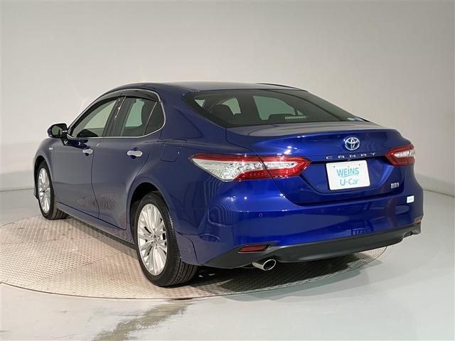 カムリ Ｇレザーパッケージ　衝突被害軽減　ＤＶＤプレーヤー　１００Ｖ電源　定期点検記録簿　ＬＥＤランプ　ナビＴＶ　横滑り防止　電動シート　地デジＴＶ　イモビライザー　エアバッグ　キーフリー　メモリ－ナビ　オートクルーズ　ＡＢＳ（4枚目）