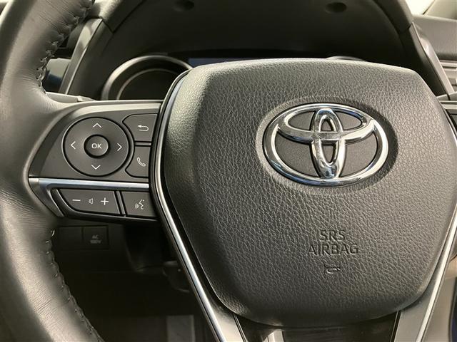 カムリ Ｇレザーパッケージ　衝突被害軽減　ＤＶＤプレーヤー　１００Ｖ電源　定期点検記録簿　ＬＥＤランプ　ナビＴＶ　横滑り防止　電動シート　地デジＴＶ　イモビライザー　エアバッグ　キーフリー　メモリ－ナビ　オートクルーズ　ＡＢＳ（14枚目）