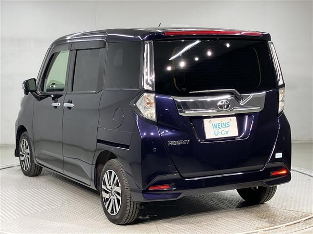 ルーミー カスタムG アイドリング 両側電動SD LEDヘット バックビューモニター 衝突回避ブレーキ 地デジ スマートキー メモリナビ クルーズコントロール 点検記録簿 DVD ETC ドライブレコーダー 1オーナー(4枚目)