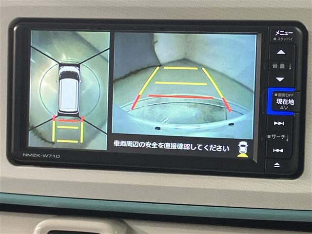 ムーヴキャンバス Ｘメイクアップリミテッド　ＳＡＩＩＩ　Ｗ電動ドア　Ａストップ　衝突被害軽減　インテリキー　イモビライザー　地デジフルセグ　ＡＡＣ　ナビＴＶ　ＶＳＣ　バックモニター　ＤＶＤ再生可能　キーフリー　ＥＴＣ　ベンチシート　ＡＢＳ　エアバック（9枚目）