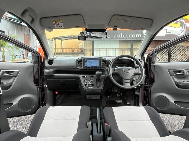 ミライース L SAIII /保証付/禁煙車/下取り直販車/アクセル踏み間違い防止装置/衝突軽減ブレーキ/車線逸脱警告/ナビ/TV/バックカメラ/前後ドライブレコーダー/Bluetooth/ETC2.0/前後ソナー/LEDライト(9枚目)