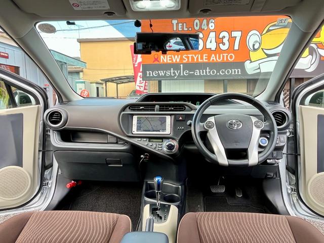 アクア Ｇ　／１オーナー／買取り直販車／後期型テール／ＬＥＤヘッドライト／ＬＥＤフォグランプ／ＬＥＤルームランプ／スマートキー／ナビ／ＴＶ／ブルートゥース／バックカメラ／ＥＴＣ／ドライブレコーダー／ＡＵＸ入力（35枚目）