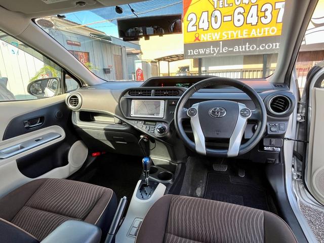 アクア Ｇ　／１オーナー／買取り直販車／後期型テール／ＬＥＤヘッドライト／ＬＥＤフォグランプ／ＬＥＤルームランプ／スマートキー／ナビ／ＴＶ／ブルートゥース／バックカメラ／ＥＴＣ／ドライブレコーダー／ＡＵＸ入力（38枚目）