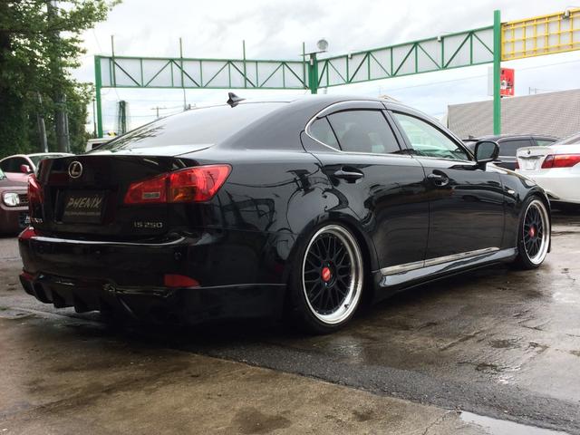 IS250 車高調 社外19インチアルミ エアロ(5枚目)