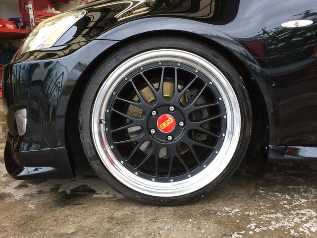 IS250 車高調 社外19インチアルミ エアロ(12枚目)