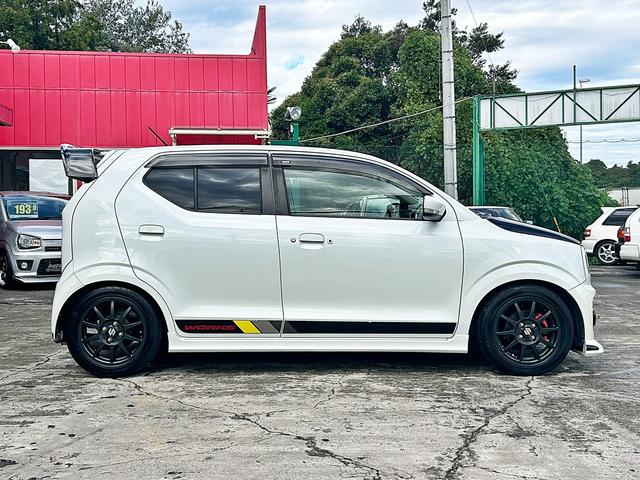 アルトワークス ベースグレード　モンスタースポーツＦバンパー　ＢＬＩＴＺ車高調　スズキワークス　リアウイング　ガレージベリー　リアディフューザーＥＣＵ書換え　ＨＫＳマフラー　カロッツェリア　フルセグナビ　ローポジションシートアダプタ（3枚目）