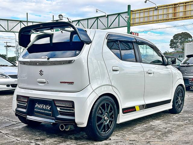 アルトワークス ベースグレード　モンスタースポーツＦバンパー　ＢＬＩＴＺ車高調　スズキワークス　リアウイング　ガレージベリー　リアディフューザーＥＣＵ書換え　ＨＫＳマフラー　カロッツェリア　フルセグナビ　ローポジションシートアダプタ（4枚目）