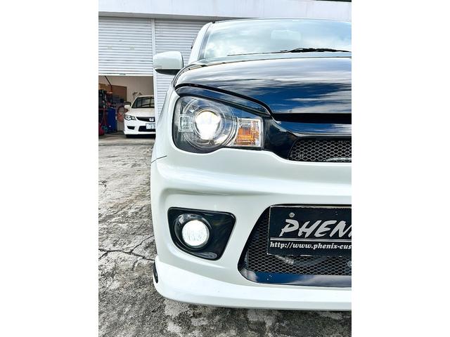 アルトワークス ベースグレード　モンスタースポーツＦバンパー　ＢＬＩＴＺ車高調　スズキワークス　リアウイング　ガレージベリー　リアディフューザーＥＣＵ書換え　ＨＫＳマフラー　カロッツェリア　フルセグナビ　ローポジションシートアダプタ（48枚目）