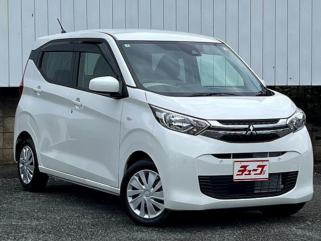 ｅＫワゴン Ｍ　登録届出済未使用車　純正フロアマット　純正サイドバイザー　衝突軽減ブレーキ　フロントシートヒーター　バックカメラ装着車　アイドリングストップ　コーナーセンサー（2枚目）