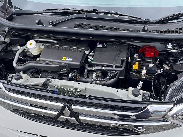 ｅＫワゴン Ｍ　登録届出済未使用車　純正フロアマット　純正サイドバイザー　衝突軽減ブレーキ　フロントシートヒーター　バックカメラ装着車　アイドリングストップ　コーナーセンサー（26枚目）