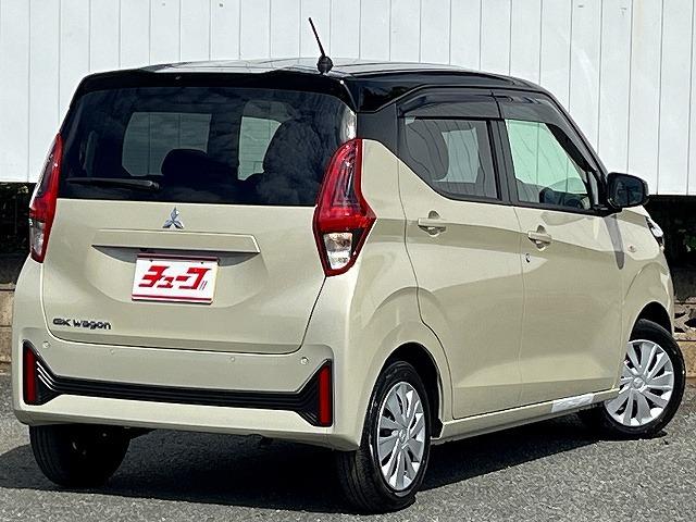 ｅＫワゴン Ｍ　登録届出済未使用車　純正フロアマット　純正サイドバイザー　衝突軽減ブレーキ　フロントシートヒーター　バックカメラ装着車　アイドリングストップ　コーナーセンサー　オートライト（32枚目）