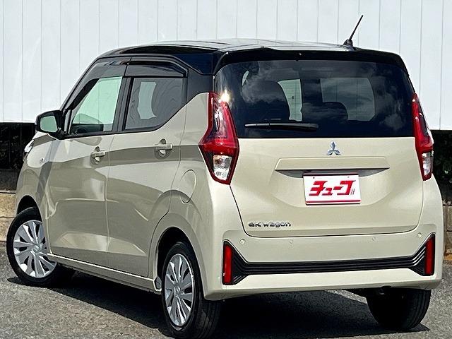 ｅＫワゴン Ｍ　登録届出済未使用車　純正フロアマット　純正サイドバイザー　衝突軽減ブレーキ　フロントシートヒーター　バックカメラ装着車　アイドリングストップ　コーナーセンサー　オートライト（35枚目）