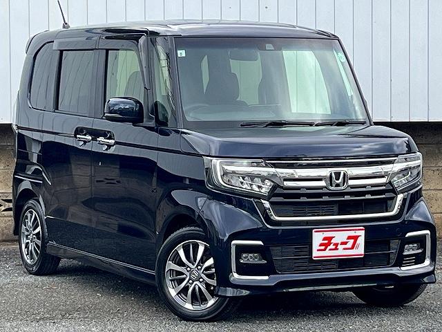 N-BOXカスタム L ホンダセンシング 社外8型ナビ フルセグ BTオーディオ バックカメラ 両側パワースライドドア オートライト LEDヘッドライト LEDフォグランプ 前席シートヒーター(2枚目)