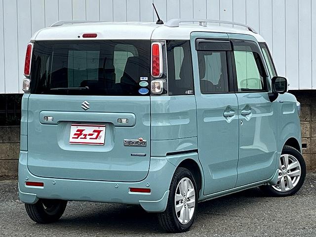 スペーシア ハイブリッドX 2トーンルーフパッケージ アップグレードパッケージ 全方位モニター用カメラパッケージ 純正8型ナビ フルセグ BTオーディオ CD/DVD再生 全方位モニター Wパワスラ 運転席シートヒーター ETC(5枚目)