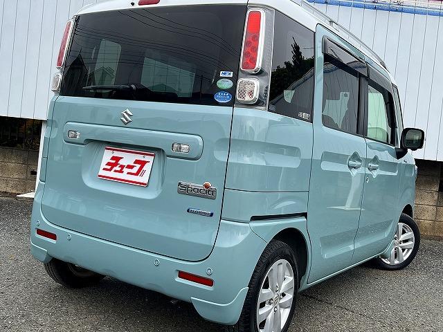 スペーシア ハイブリッドX 2トーンルーフパッケージ アップグレードパッケージ 全方位モニター用カメラパッケージ 純正8型ナビ フルセグ BTオーディオ CD/DVD再生 全方位モニター Wパワスラ 運転席シートヒーター ETC(63枚目)