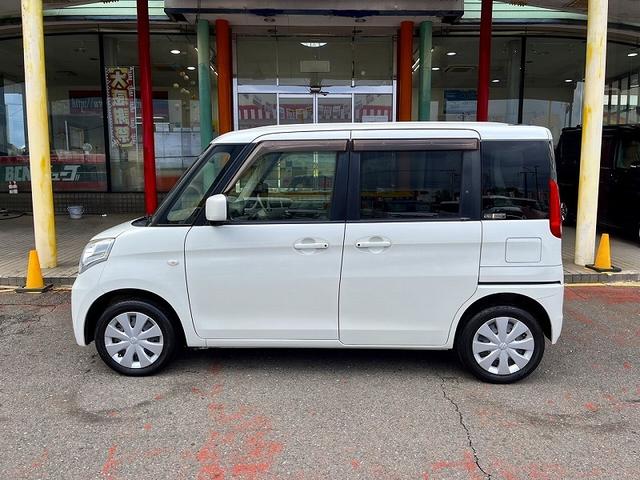 スペーシア X アイドリングストップ 社外メモリーナビ ワンセグ 左側パワースライドドア プッシュスタート キーフリー エアバック ABS 当店下取車(4枚目)