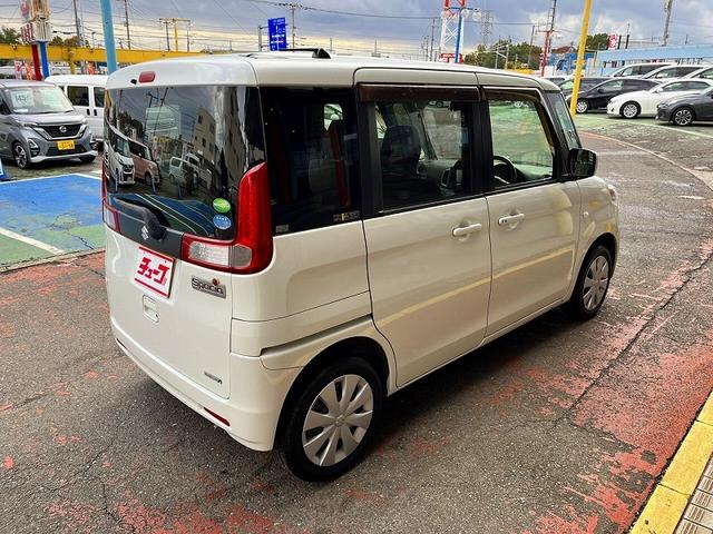 スペーシア X アイドリングストップ 社外メモリーナビ ワンセグ 左側パワースライドドア プッシュスタート キーフリー エアバック ABS 当店下取車(5枚目)