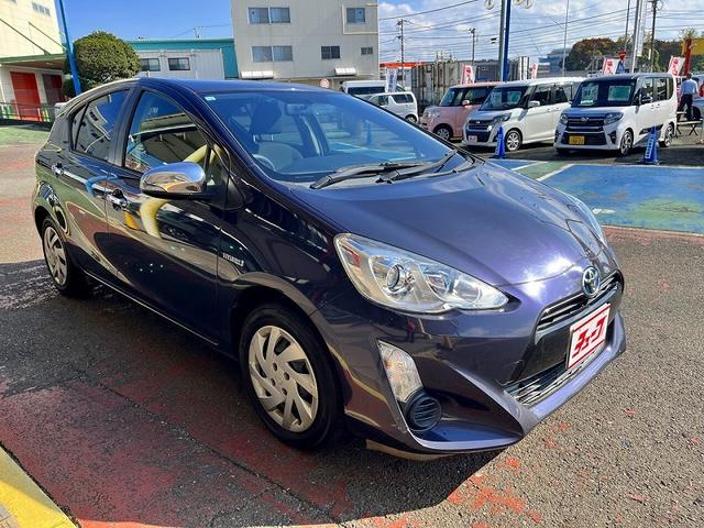 アクア S 純正SDナビ ワンセグTV 前席シートヒーター ETC オートエアコン エアバック ABS パワステ パワーウインドウ 車検R8年12月 当店下取車(2枚目)