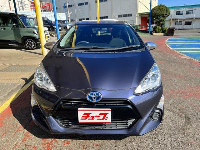 アクア S 純正SDナビ ワンセグTV 前席シートヒーター ETC オートエアコン エアバック ABS パワステ パワーウインドウ 車検R8年12月 当店下取車(3枚目)