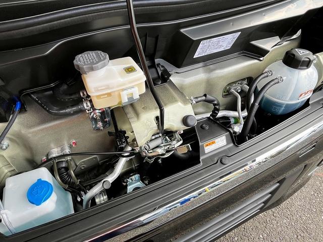 エブリイワゴン ＰＺターボスペシャル　届出済未使用車　スズキセーフティーサポート　アイドリングストップ　純正ディスプレイオーディオ　バックカメラ　プッシュスタート　キーフリー　両側自動ドア　オートステップ　運転席シートヒーター　ＬＥＤ（32枚目）