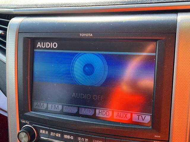 アルファード ２４０Ｓ　純正ＨＤＤナビ　フルセグ　バックカメラ　フリップダウンモニター　プッシュスタート　キーフリー　両側パワースライドドア　サンルーフ　ＭＴモードＡＴ　ＨＩＤ　ＥＴＣ　社外アルミ　当店下取車（12枚目）