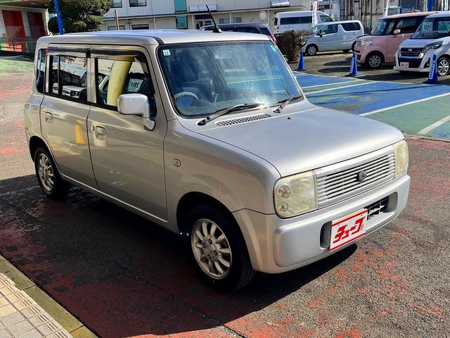 アルトラパン Ｘ　ナビ　ＣＤデッキ　純正アルミ　電動ミラー　アナログ時計　エアバック　エアコン　パワーステアリング　パワーウインドウ　当店下取車（2枚目）