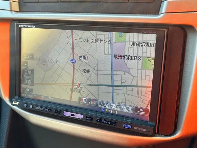 ハリアー 240G Lパッケージリミテッド 社外HDDナビ フルセグ MTモードAT パワーバックドア HID ETC 運転席パワーシート キーレス フォグランプ キーレス 純正アルミ(11枚目)