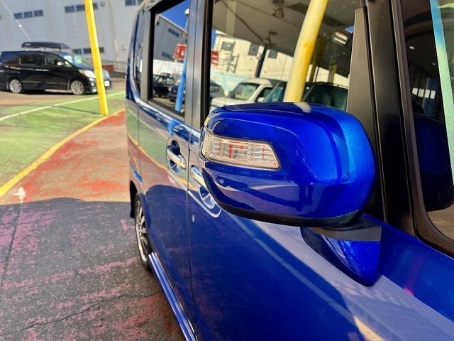 Ｎ－ＢＯＸカスタム Ｇ・ターボＬパッケージ　純正ＳＤナビ　フルセグ　バックカメラ　プッシュスタート　キーフリー　両側自動ドア　パドルシフト　ＨＩＤ　ＥＴＣ　ハーフレザーシート（25枚目）