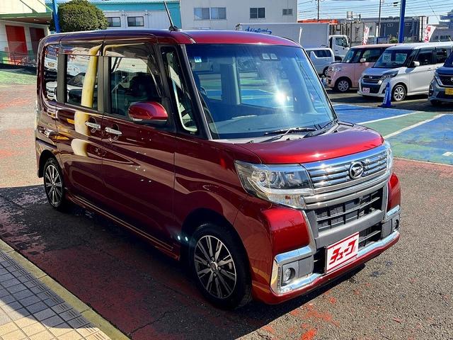 タント カスタムＸ　トップエディションＳＡＩＩＩ　スマートアシストＩＩＩ　アイドリングストップ　純正ＳＤナビ　フルセグ　全方位カメラ　プッシュスタート　キーフリー　両側自動ドア　運転席シートヒーター　ＬＥＤ　ＥＴＣ　ドラレコ（2枚目）
