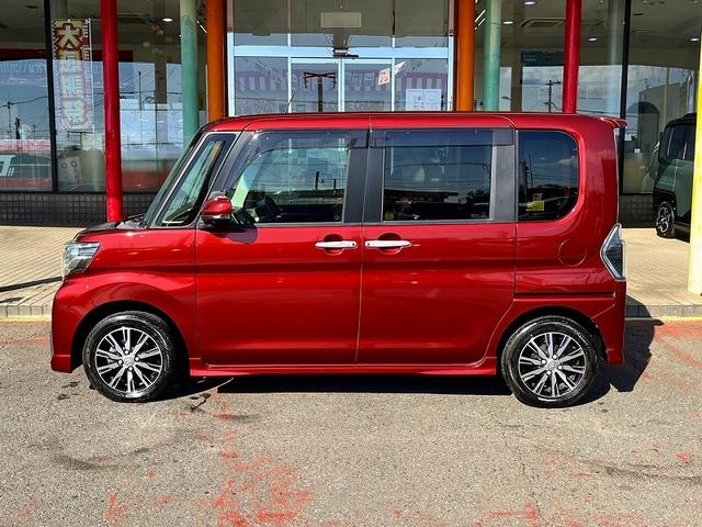 タント カスタムＸ　トップエディションＳＡＩＩＩ　スマートアシストＩＩＩ　アイドリングストップ　純正ＳＤナビ　フルセグ　全方位カメラ　プッシュスタート　キーフリー　両側自動ドア　運転席シートヒーター　ＬＥＤ　ＥＴＣ　ドラレコ（4枚目）