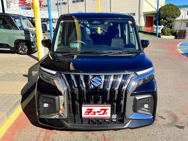 ソリオバンディット ハイブリッドMV 登録済未使用車 セーフティーサポート アイドリングストップ プッシュスタート キーフリー 両側自動ドア クルーズコントロール ヘッドアップディスプレイ LED(3枚目)