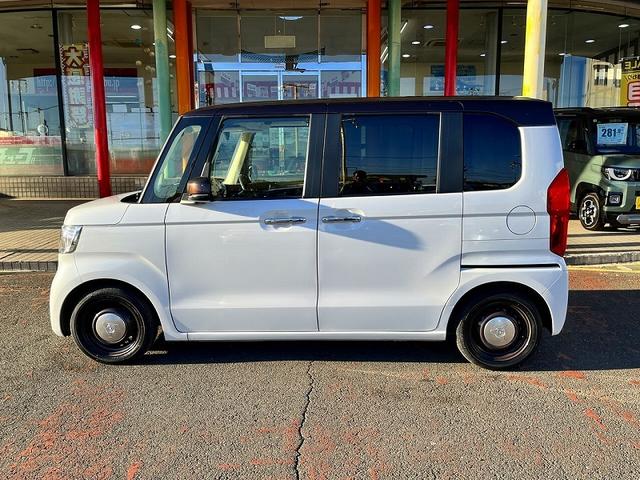 Ｎ－ＢＯＸ Ｌ・ターボ　ホンダセンシング　純正ＳＤナビ　フルセグ　バックカメラ　プッシュスタート　キーフリー　両側自動ドア　前席シートヒーター　クルーズコントロール　パドルシフト　前後ドラレコ　ＬＥＤ　ＥＴＣ（4枚目）