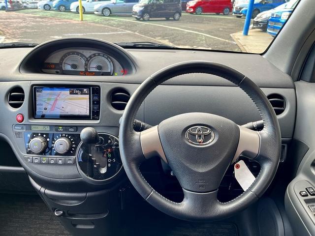 シエンタ DICE-G 7人乗り 社外メモリーナビ フルセグ バックカメラ 左側パワースライドドア キーレスエントリー HID ETC ウインカーミラー(9枚目)