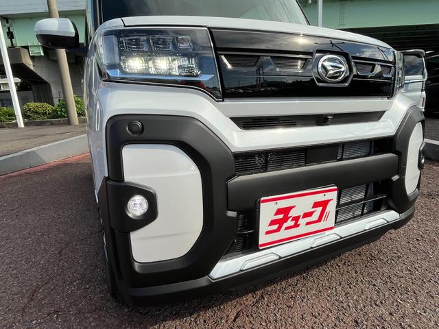 タント ファンクロスリミテッド　登録届出済未使用車　純正９インチディスプレイオーディオ　全方位カメラ　ビルトインＥＴＣ　両側パワースライドドア　ステアリングリモコン　クルーズコントロール　電動パーキングブレーキ　スマートアシスト（27枚目）