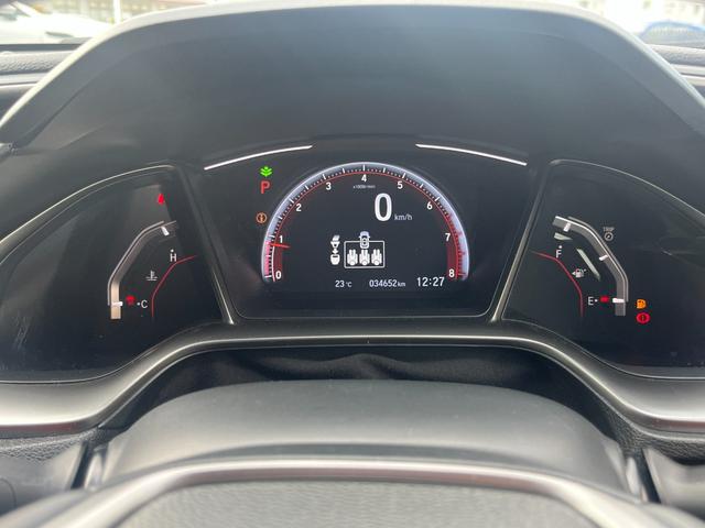 シビック ハッチバック ホンダセンシング 純正ナビ フルセグTV バックカメラ ホンダセンシング ビルトインETC ステアリングリモコン クルーズコントロール 無限アルミホイール 電動パーキングブレーキ ブレーキオートホールド(13枚目)