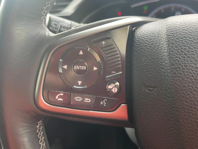 シビック ハッチバック ホンダセンシング 純正ナビ フルセグTV バックカメラ ホンダセンシング ビルトインETC ステアリングリモコン クルーズコントロール 無限アルミホイール 電動パーキングブレーキ ブレーキオートホールド(22枚目)