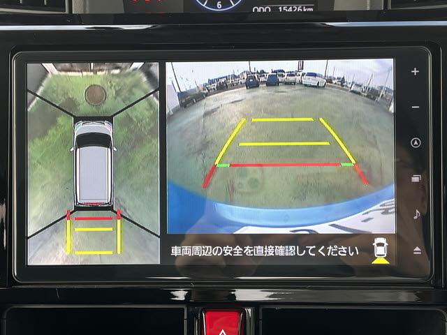 トール カスタムＧ　９インチＳＤナビ　フルセグＴＶ　パノラミックビューモニター　ステアリングスイッチ　レーダークルーズコントロール　両側パワースライドドア　ＬＥＤヘッドライト　ＬＥＤフォグランプ　電動パーキング（10枚目）