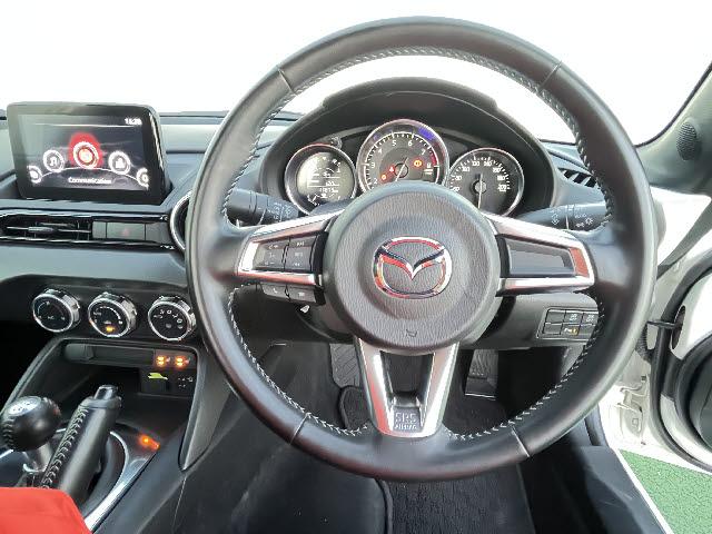 ロードスター Sスペシャルパッケージ 6速MT スマートシティーブレーキ BSM パーキングセンサー SDナビ フルセグTV バックカメラ LEDヘッドライト ETC 左右シートヒーター キーフリー プッシュスタート(15枚目)