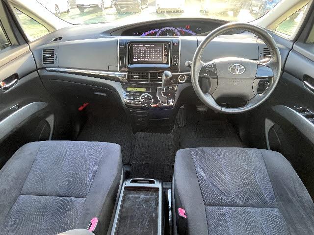 エスティマ アエラス HDDナビ フルセグTV フリップダウンモニター バックカメラ ステアリングスイッチ 両側パワースライドドア ビルトインETC キーフリー プッシュスタート(3枚目)