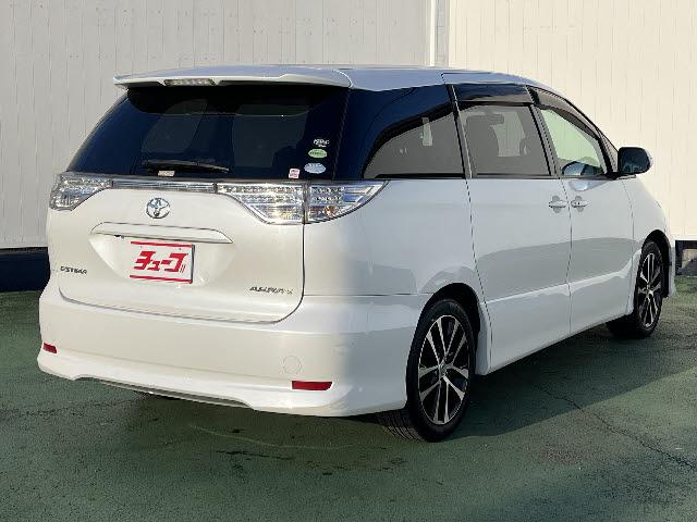 エスティマ アエラス HDDナビ フルセグTV フリップダウンモニター バックカメラ ステアリングスイッチ 両側パワースライドドア ビルトインETC キーフリー プッシュスタート(5枚目)