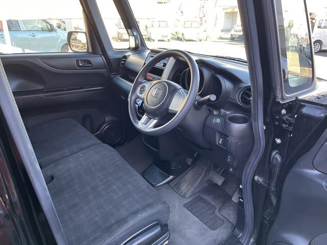 Ｎ－ＢＯＸ Ｇ・Ｌパッケージ　Ｇ－Ｌパッケージ＿パワースライドドア＿スマートキー＿プッシュスタート＿ステアリングスイッチ＿社外１４インチアルミホイール＿リアシートスライド＿リアロールシェイド＿両側スライドドア＿ベンチシート（7枚目）