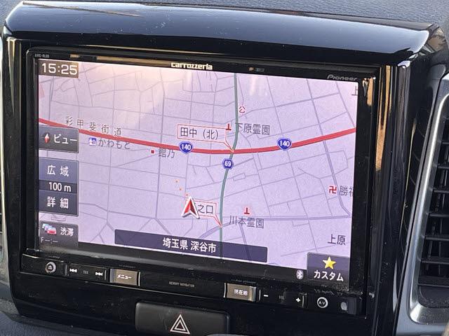 スペーシアカスタム ＸＳリミテッド　カスタムＸＳリミテッド＿８インチカロッツェリアメモリーナビ＿フルセグＴＶ＿バックモニター＿両側パワースライドドア＿レーダーブレーキサポートシステム＿アイドリングストップ＿ＨＩＤヘッドライト（11枚目）